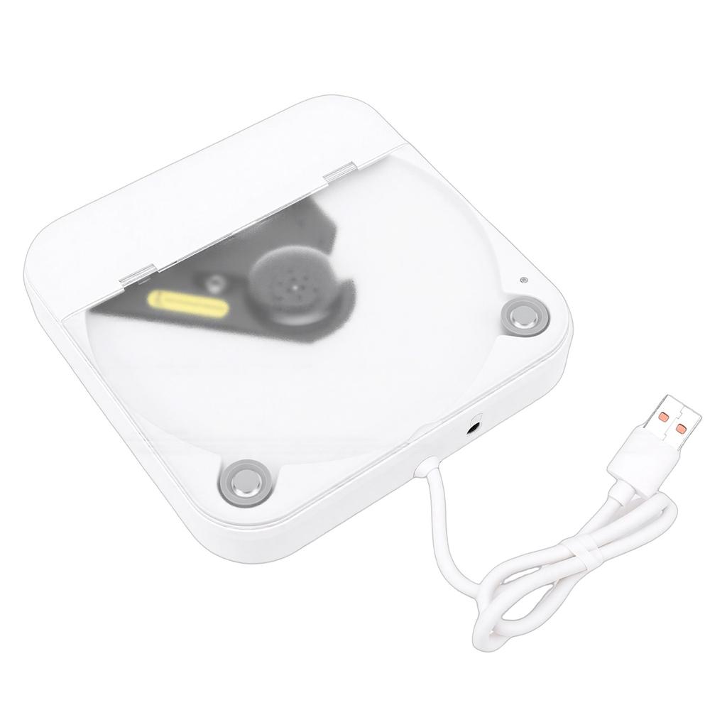 Portable Car CD Player External CD Drive Device with USB AUX Ports Remote Control Anti Skip for Laptop TV Home Stereos