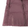 Uniqlo Nahtloser Daunen-Shorts-Mantel L Lila Doppelreißverschluss Damen Gebraucht