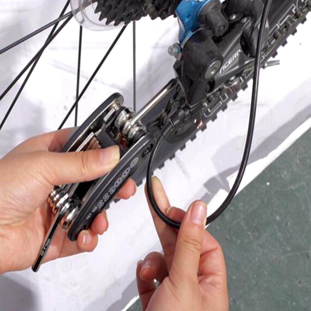 16 In 1 Multi Usage Socket Screwdriver Repair Tools Kit Nut Tire Repair Key Hex Wrench