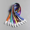 50pcs ID Card Holder Lanyard Badge Holder Name Identification Sleeve Dual Clear Business Exhibit Office school strap Neck Hang