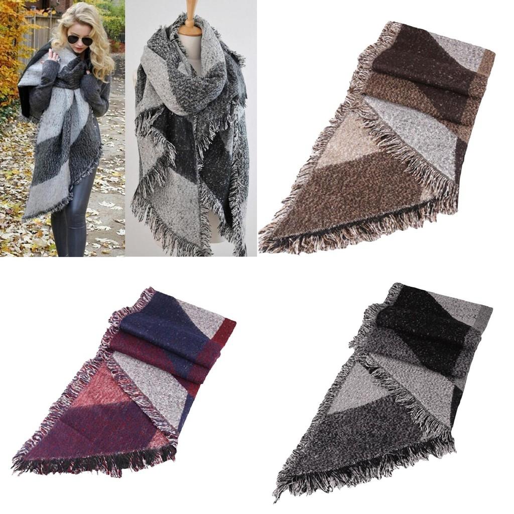 Cozy And Fashionable Women's Cashmere Feel Scarf For Autumn And Winter Warmth