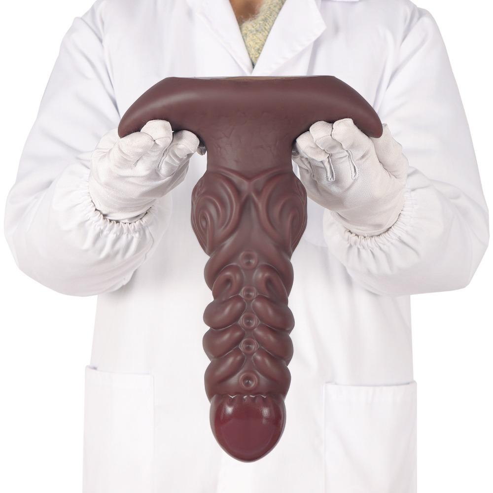 Realistischer Tier-Silikon-Analstecker Unisex Anal-Expander Erwachsenenspielzeug