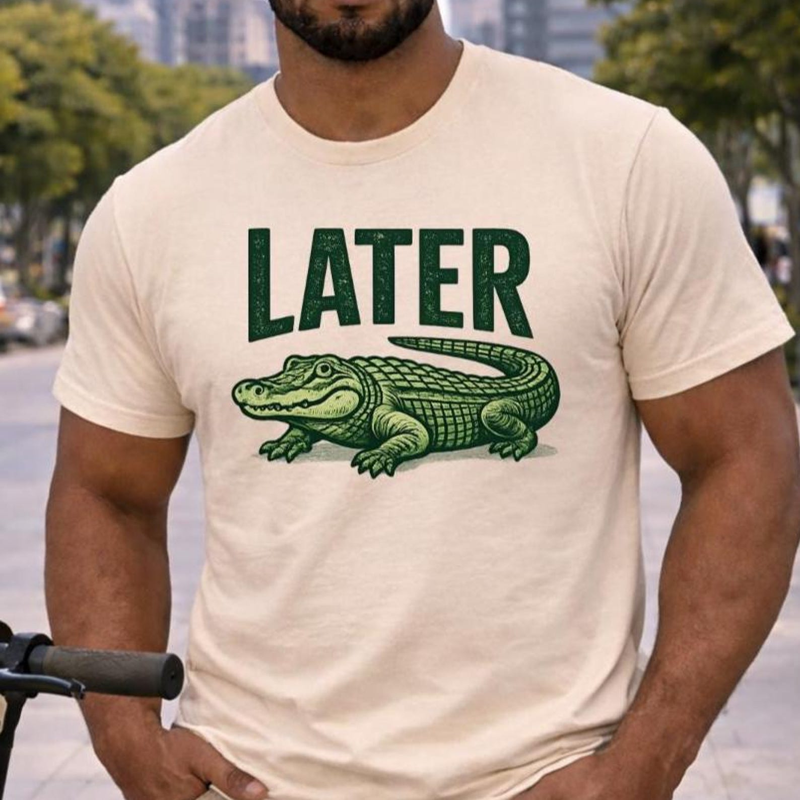 Comfort Colors Later Gator Shirt, Funny Alligator T-Shirt, Crocodile Tee, Florida Lover Top, Crocodile Shirt, Vacation Shirt, Preppy Shirts S