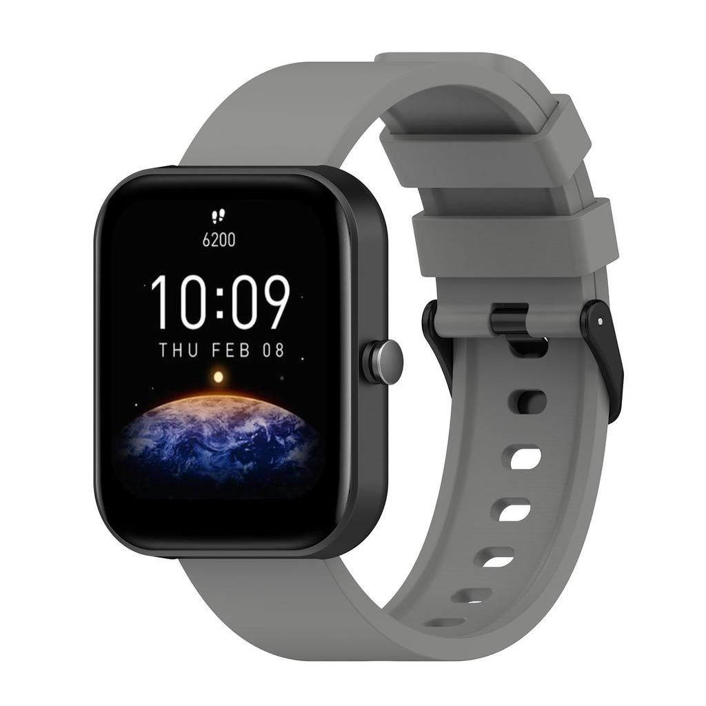 For AmazfitBip 3 Smartwatch Adjustable Silica Soft Band Strap Wristband Bracelet