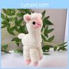 Adorable Alpaca Sweet Plush Toy Keychain Fluffy Mini Doll Great For Bag Charms
