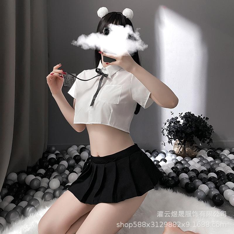 Brand Sexy Sexy Japanese Plaid Pure Student Wear JK Uniform Pleated Skirt Set