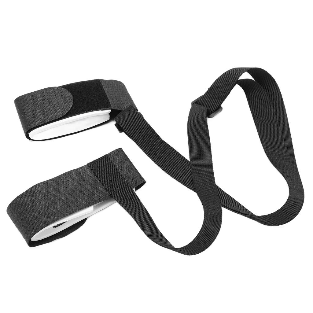 Lyžařské popruhy s odpružením, nastavitelná délka, odolný dvojitý plátový popruh pro nošení