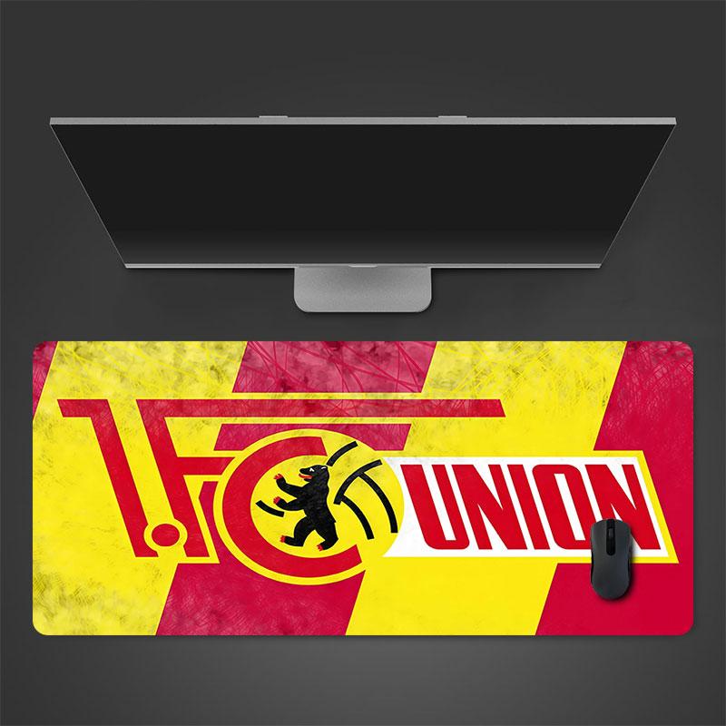 Union Berlin Mouse Pad, Large Gaming Desk Mat, Non-slip XXL Mousepad for Laptop & Tablet, Mini PC Playmat with Stitched Edges