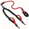 Comfortable Handle Double Head Pet Rope Reflective Pet Walking Rope Dual Dog Leash  Outdoor Walking