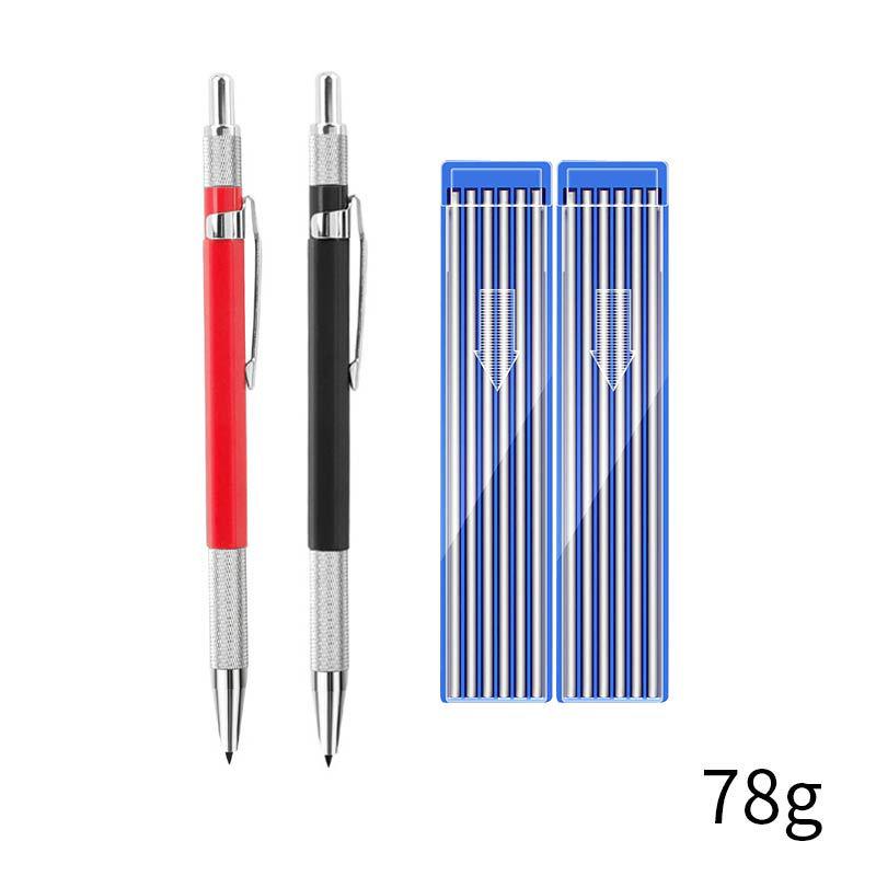 Black Tech Multi-Color 2.0mm Automatic Graphite Pencil with Replaceable Lead - No Sharpening Needed, Ideal for Drawing & Engineering