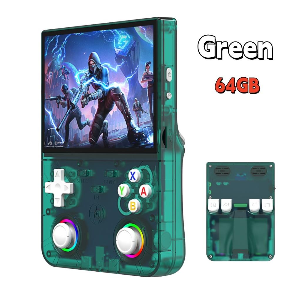 New R36 Ultra X Handheld Retro Video Game Console IPS Screen 128GB Preloaded Games Portable Pocket Player with Linux System