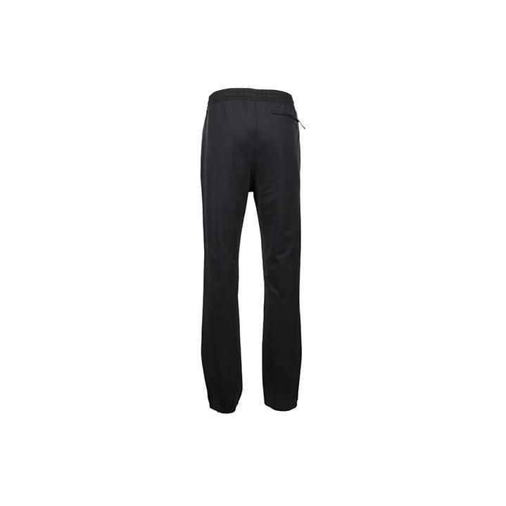 Y-3 Solid Color Elastic Waist Straight Leg Casual Pants Men Bottoms Black HG8607