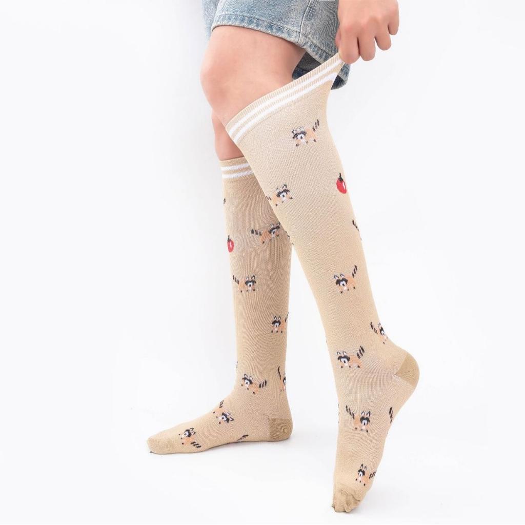 Neue Kompressionsstrümpfe Krampfadern Krankenschwester Sport Laufen Wade Druckstrümpfe Schützen Bare Füße Unterstützung Gradientendruck