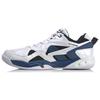 Li Ning Low Top Badminton Shoes Men's White Blue AYTN003-4
