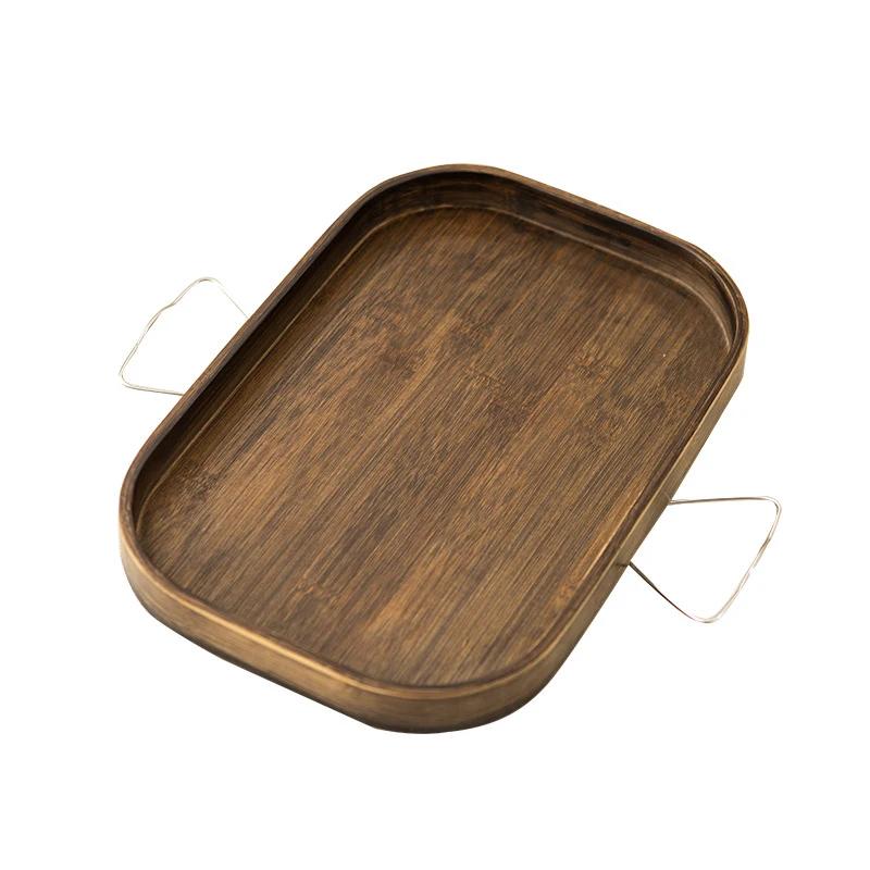 

Sofa Armrest Clip-On Table Tray Wooden Foldable Couch Arm Tray Sofa Tables TV Table Side Tables For Eating And Drinking