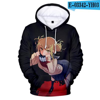 2021 Neu 3D-Druck Himiko Toga Sweatshirt Streetwear Hohe Qualität Mode Lässiger Trainingsanzug Lockeres Sweatshirt Unisex Pullover