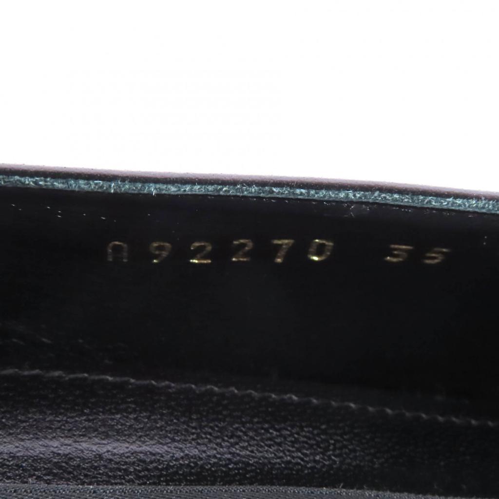 Pristine Sergio Rossi Pumps SR PRINCE Jeweled Square Toe Leather Black Leather  Used