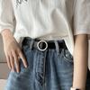 Waist Wide Contemporary Belt For Women Featuring Elegant Pu Material Coffee In
