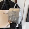 Bow Double Shoulder Bag Women's New Fashion Backpack Cute Portable Shoulder Bag School Bag