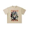 260 GSM Double Yarn 32 Count 100% Cotton Demon Slayer V22 Hashiras Print Unisex Heavy Cotton T Shirt