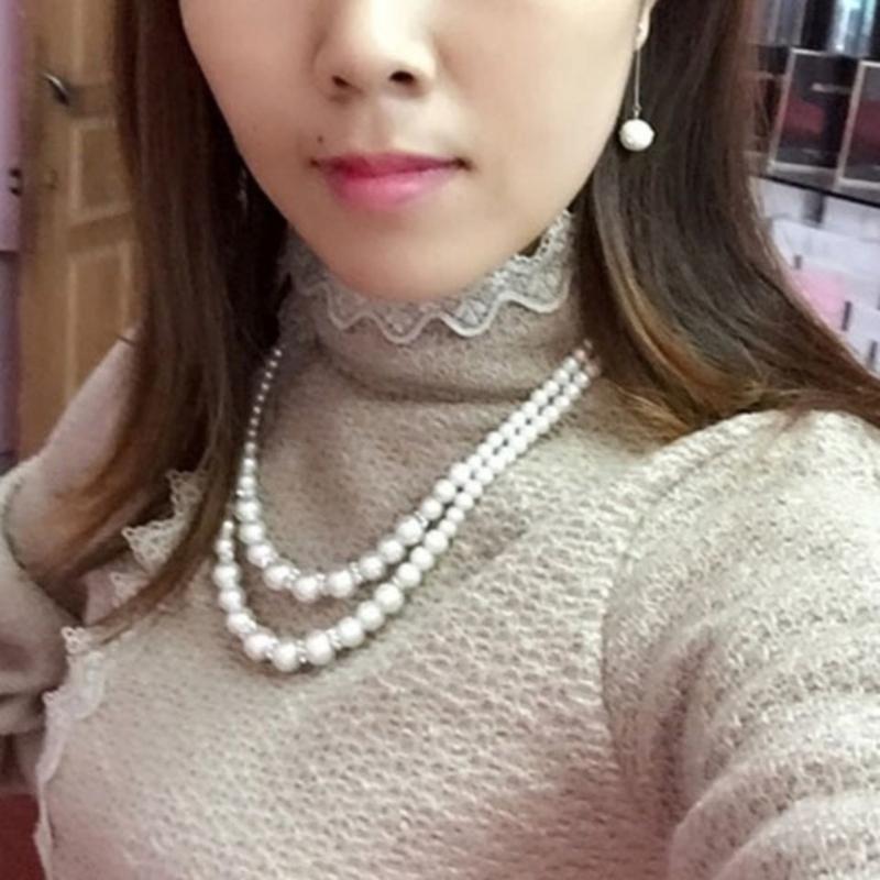 Chain Necklace Beads Choker Beads Neck Jewelry Perfect Gift for Girlfriends