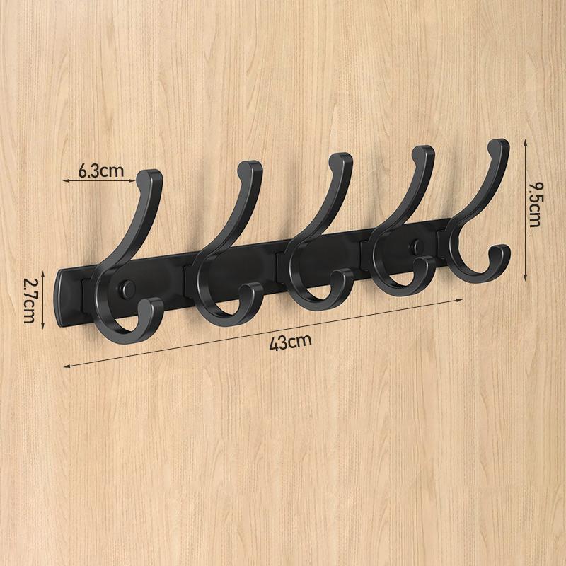 Black White Wall Hook Coat Racks Key Bag Clothes Hat Robe Hook Hanger Carrying Vintage Wall Hooks To Screw Bathroom Hanging Hook