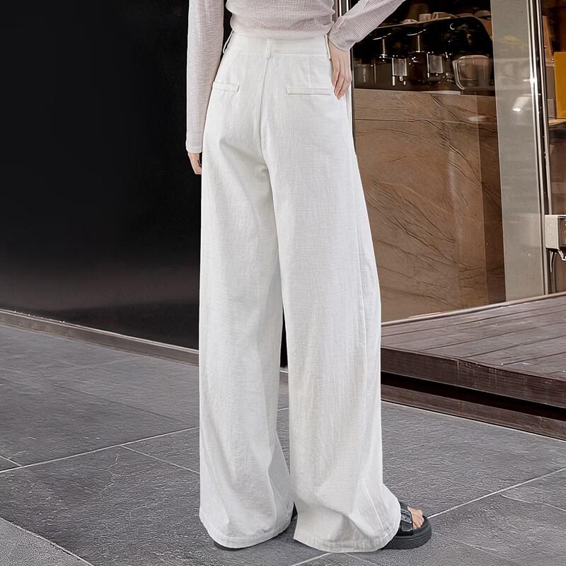 Women's High-Waisted Wide-Leg Casual Pants