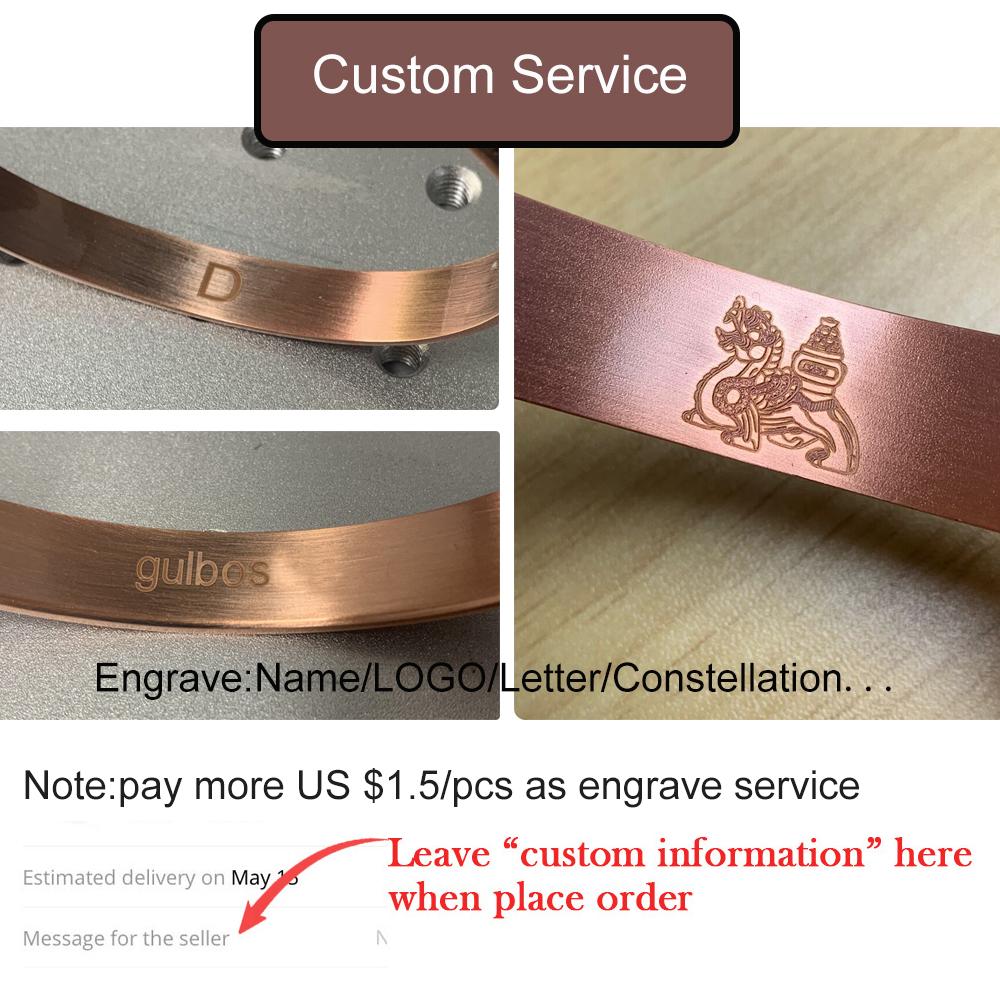 Vinterly Twisted Pure Copper Magnetic Bracelets Benefits Adjustable Open Cuff Jewelry for Women Men 12mm High Magnet Resizable