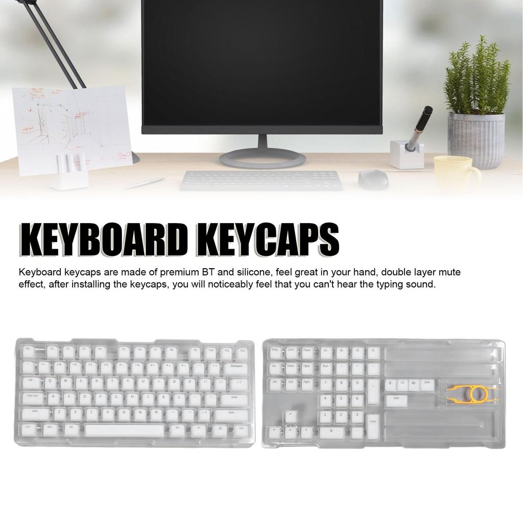 PBT Tastenkappen 113er Set Benutzerdefinierte Tastenkappen PBT Benutzerdefinierte Tastenkappen für Tastaturen Vollständige Universelle Kompatibilität für Tastaturen Tastenkappen, Set, Set, 100%, 75%, 65%, 60%