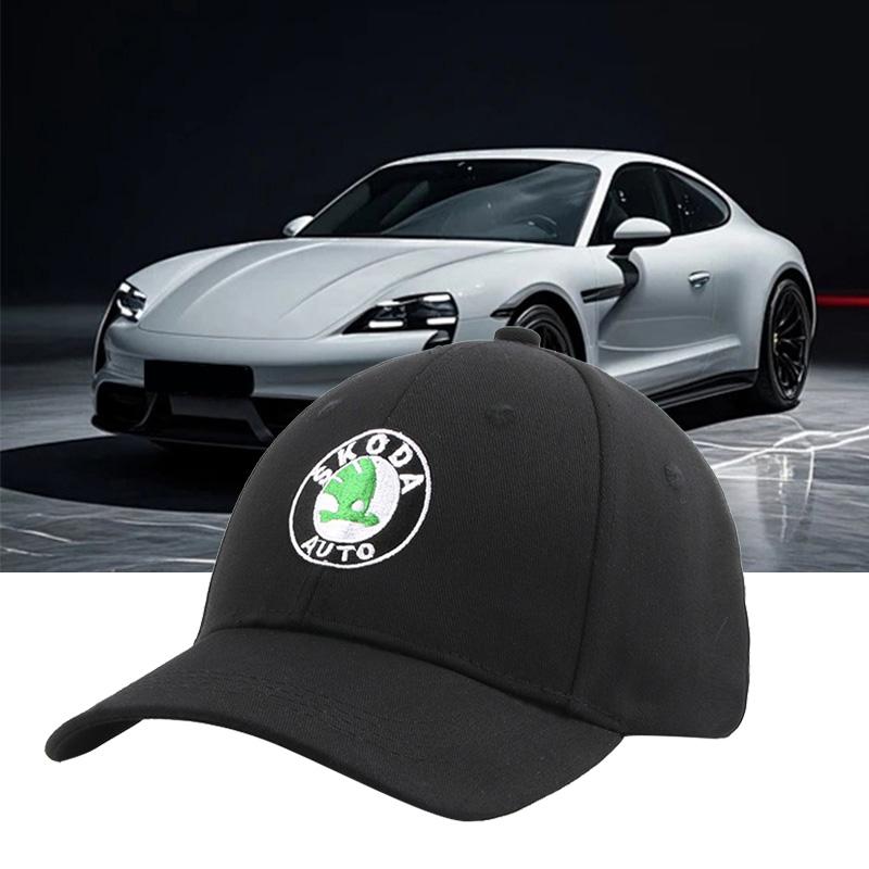 Car Outdoor Summer Sports Hat Baseball Caps Adjustable Sunscreen Hat For Skoda Octavia Rapid Fabia Superb Kodiaq Scala Kamiq MK4 EH4