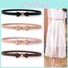 Candy Colored Butterfly Bow Women Slimming Waistband Dress Decoration Belts