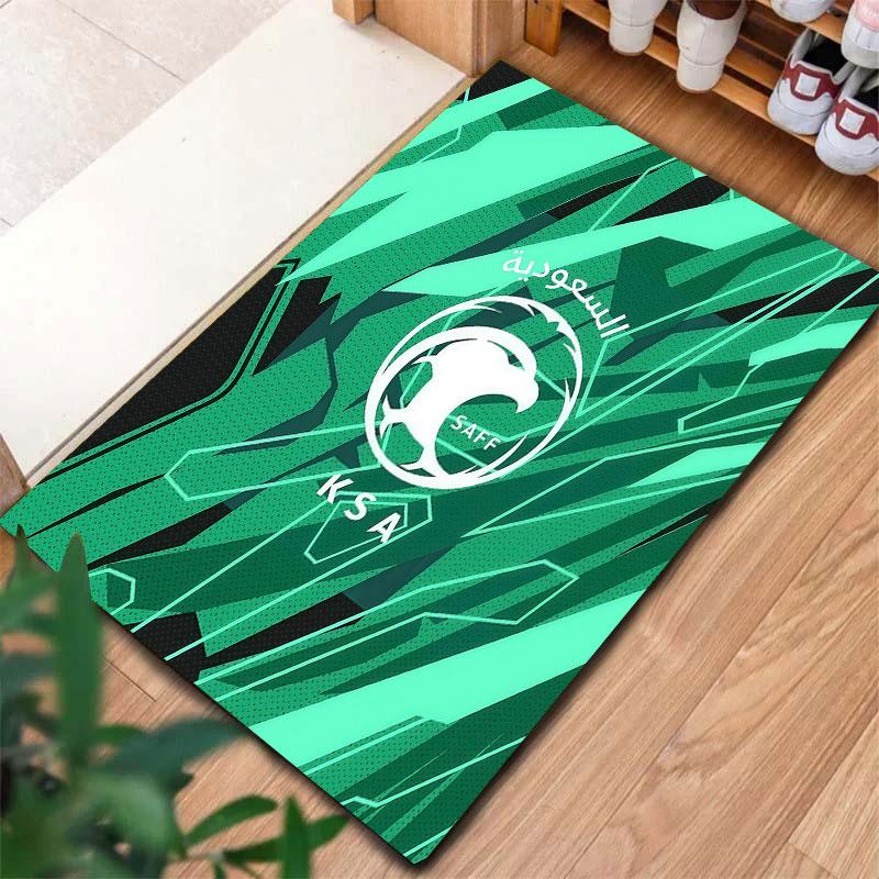 Saudi Arabia National Football Team Carpet Rug for Living Room Bedroom Home Sofa Decoration,Kids play Non-slip Floor Mat