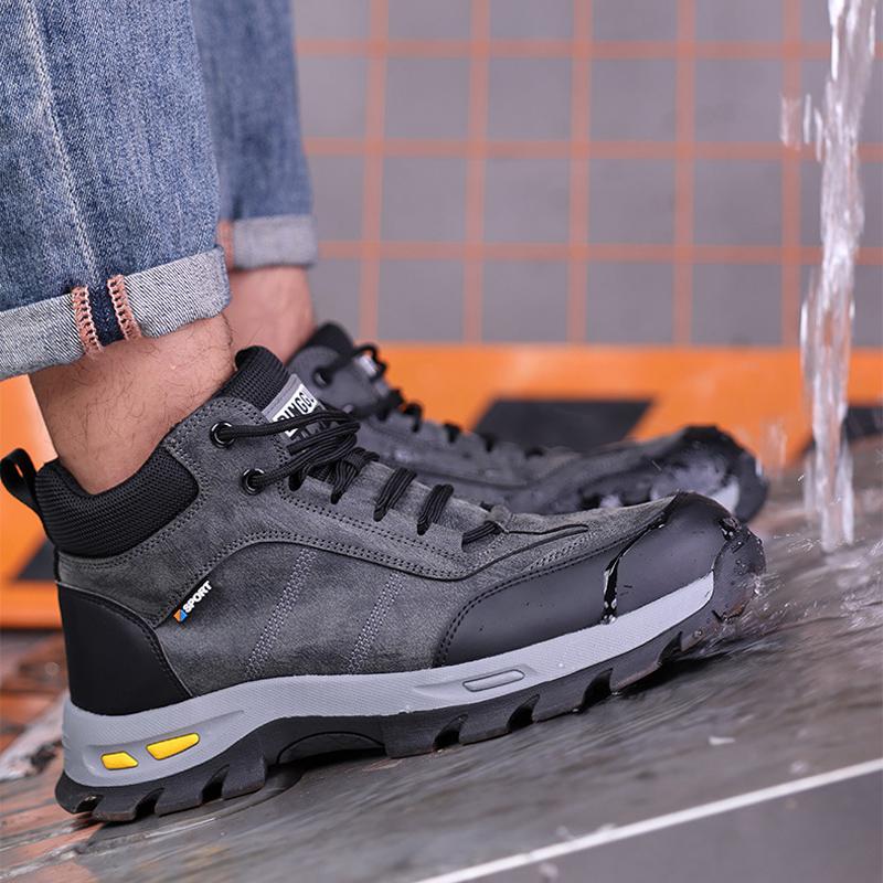 New Indestructible Shoes Men Boots Steel Toe Shoes Puncture-Proof Safety Shoes Men Work Boots Protection Shoes Winter Boots Male