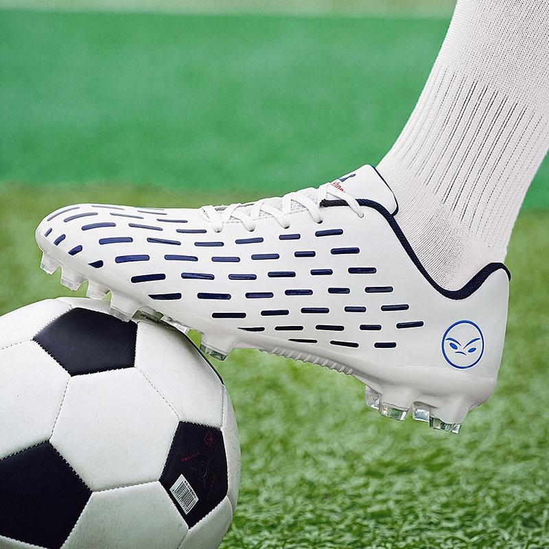Men's and Women's Youth Students Professional Competition Training Shoes AG Spike Football Shoes Children's Football