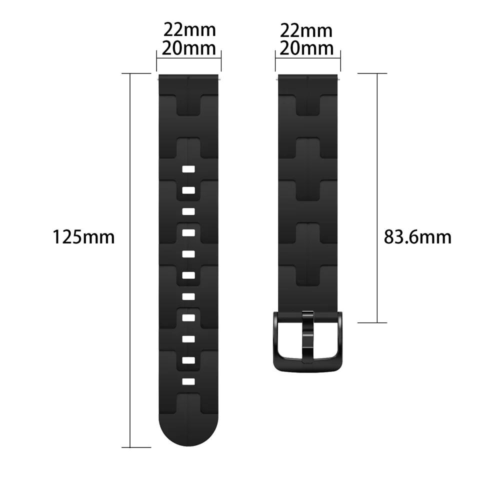 20mm 22mm Silicone Replacement Strap For Polar Vantage V3 M2/M Grit X Pro Titan Sports Band Ignite 3 2 Unite Pacer Bracelet Belt