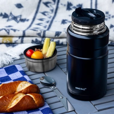 Termos obiadowy stalowy 0,75L KINGHOFF KH-1460