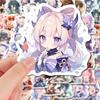 100pcs Adorable Genshin Impact Stickers For Laptop Anime Game Decals Luggage Guitar Skateboard Stationery Children'S Sticker Plaything