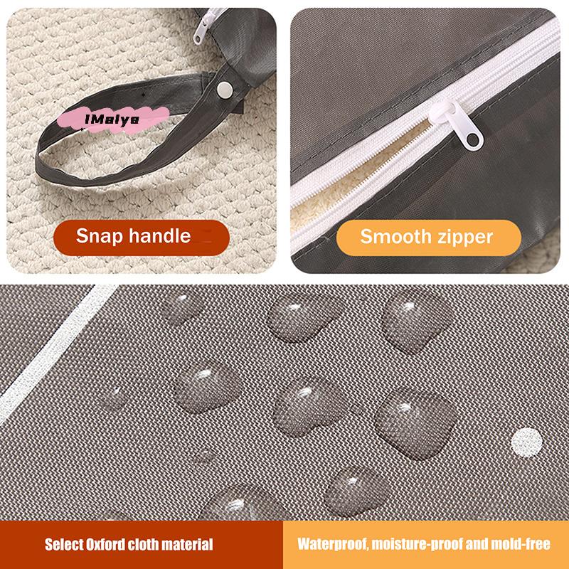M-Portable Oxford Waterproof Laundry Bag Dirty Clothes Storage Pouch for Swimming Fitness And Beach - Travel Clothes Organizer