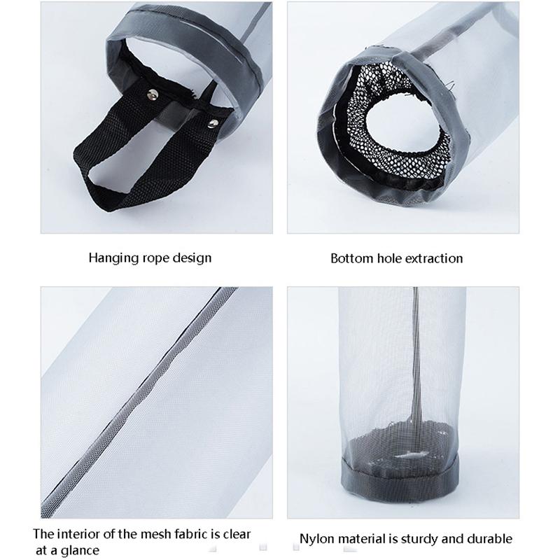 Grocery Bag Holder Wall Mount Plastic Bag Holder Dispenser Garbage Organizer