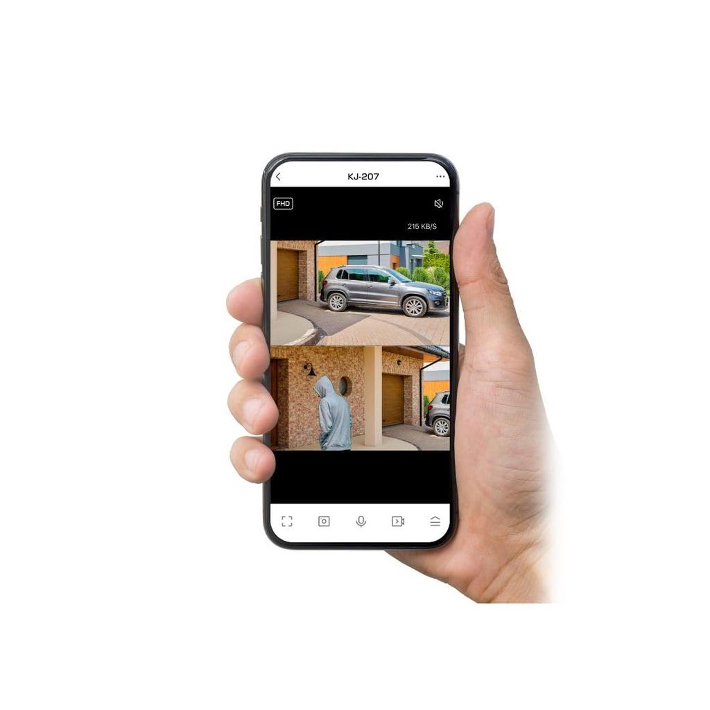 Kashimura Smart 2 automatisches Tracking vollständig staubdicht und wasserdicht Klasse Smartphone Fernbedienung Bewegung Infrarot Nachtsicht bis zu 16 Geräte verwendet