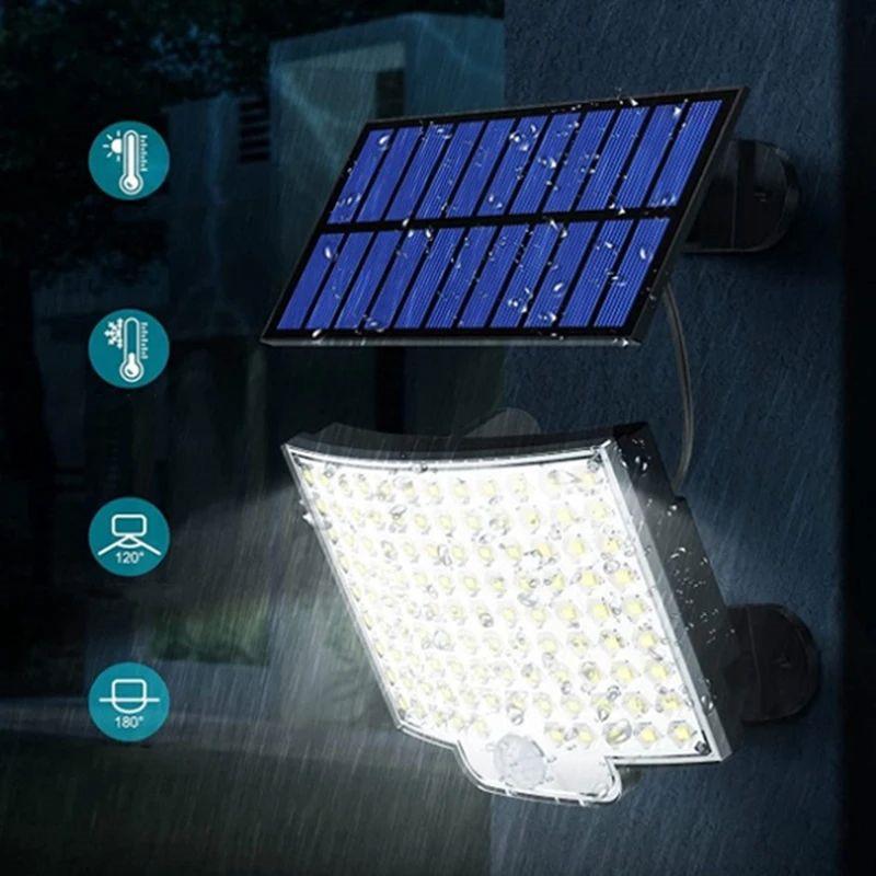 Outdoor LED Solar Light IP65 Waterproof Solar Street Lamp Garden Wall Lamp Super Bright Motion Sensor Outdoor Solar Lights