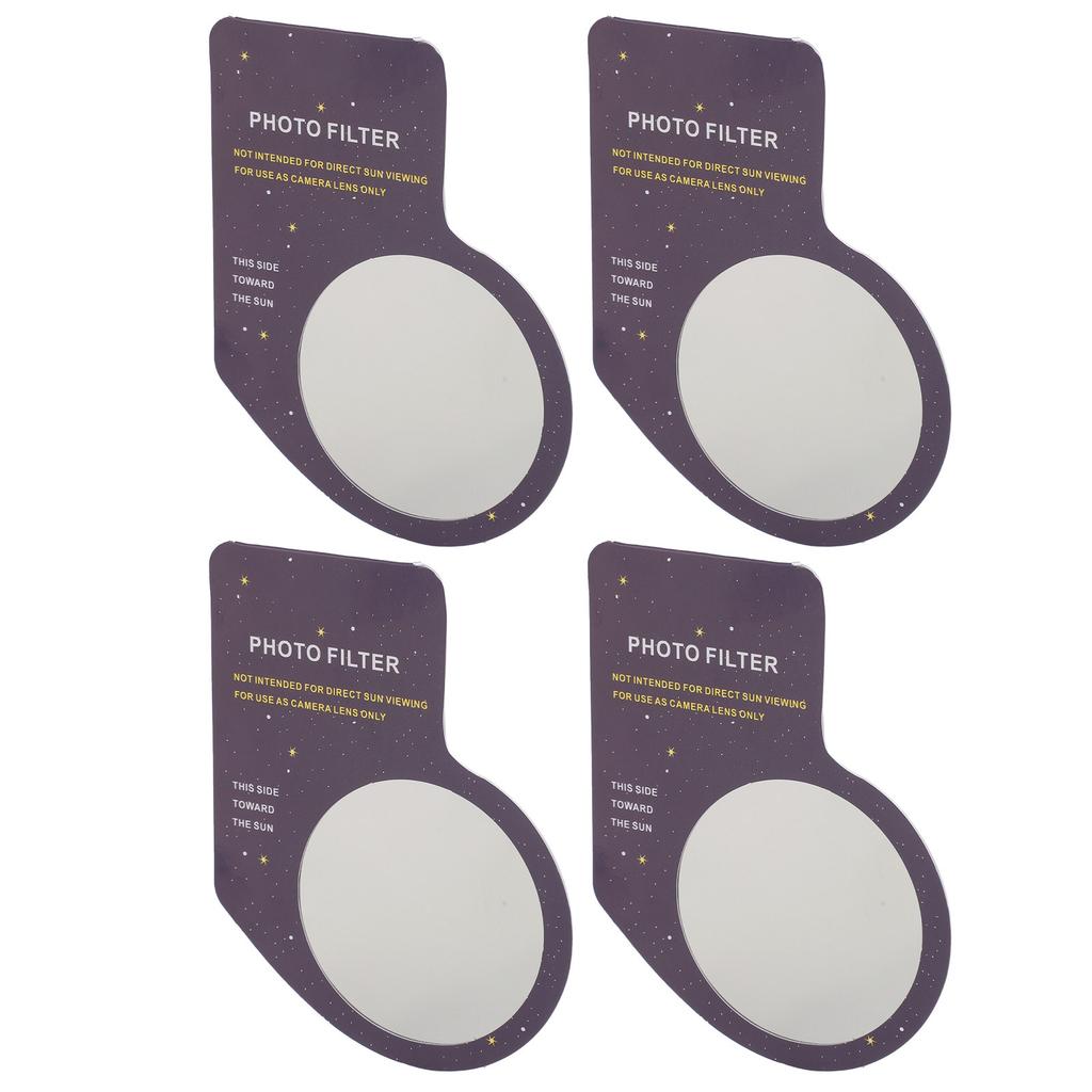 Phone Solar Imaging Lens Camera Protector Eclipse Imaging Enhancing Lens Filter for Smartphone 4pcs
