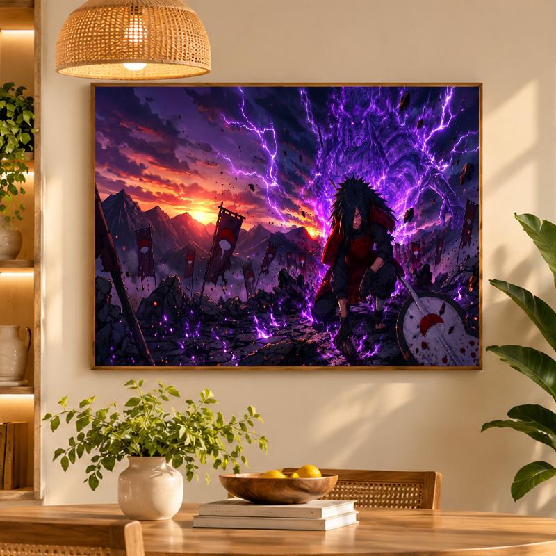 5D Diamond Painting Madara Uchiha DIY Full Drill Diamond Art Kit Home Decoration