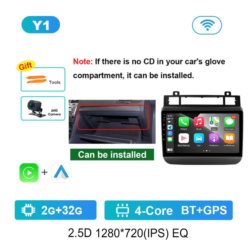 Car Radio Multimedia Player for VW Volkswagen Touareg FL NF 2011 - 2017 GPS Navi 4G IPS Screen Android System Head Unit Carplay