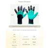 2P Gardening Gloves, Finger Claw Nail, Horticultural Work, Waterproof Vegetable Garden Gloves