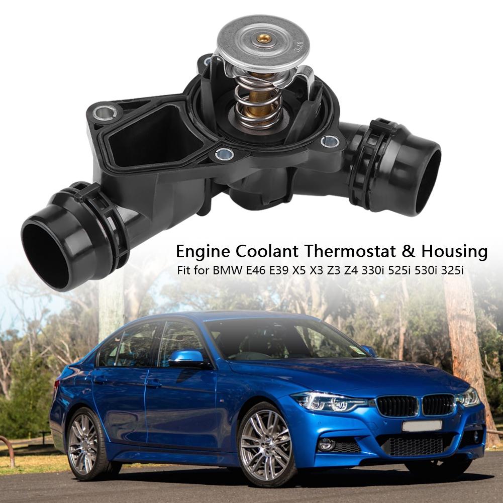 Engine Coolant Thermostat & Housing Assembly 11531437040 for BMW E46 E39 X5 X3 Z3 Z4 330i 525i