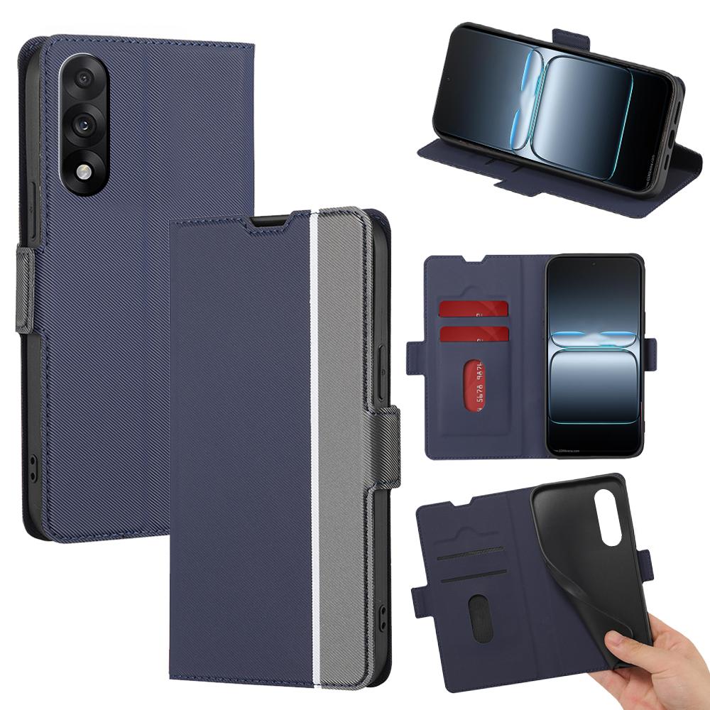 For OnePlus Nord 5 5G/Ace 5 Ultra 5G Case Card Holder Twill Texture Leather Phone Cover