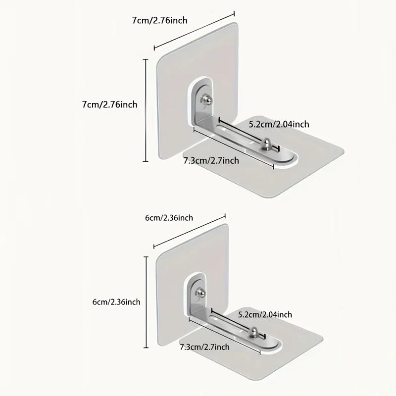 Furniture Anchors Strong Self-adhesive Fixed Prevent Dumping Device No Punching Safety Anti Overturning Cabinet Buckle Anchors