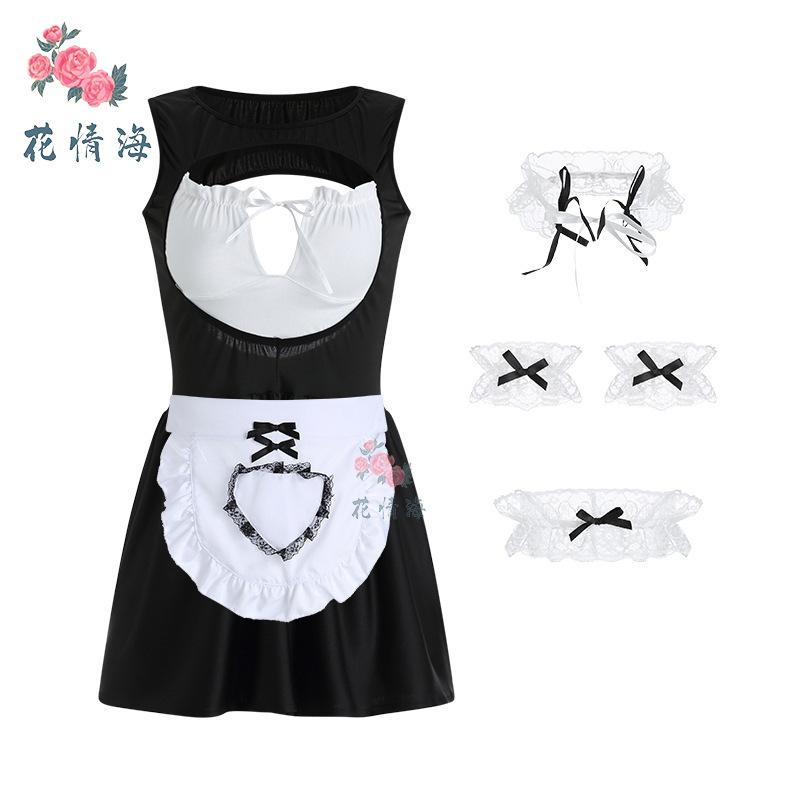 Sex Underwear Cute Maid Passion Pure Lust Temptation Small Breasts Big One-piece Maid Skirt