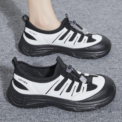 Shoes for Women's New Summer Mesh Breathable Gift Single Shoes Casual Versatile Sports Shoes Thick Sole Outdoor Stream Tracing Shoes